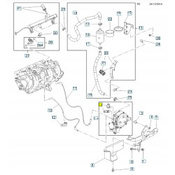 ŁĄCZNIK PRZEWODÓW WODY - OPEL ADAM, CORSA E OE 9255467