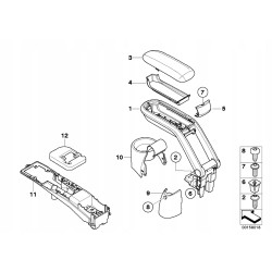 Nakrętka, mocowanie BMW MINI R55 R56 OE 7130657024 07130657024