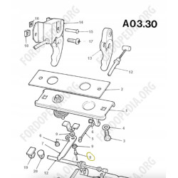 Śruba, M4 x 25MM, wspomaganie Ford Transit/Tourneo Custom TTF 2012- 4510179