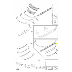 Śruba z łbem owalnym, 4,8 mm x 16 mm, listwa progowa OPEL ASTRA H 9270528