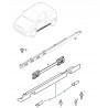 Śruba z łbem owalnym, 4,8 mm x 16 mm, listwa progowa OPEL ASTRA H 9270528