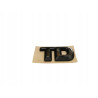Emblemat logo tył klapy Opel Corsa B Vectra A "TD" OE 90444439