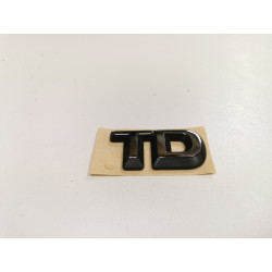 Emblemat logo tył klapy Opel Corsa B Vectra A "TD" OE 90444439