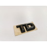 Emblemat logo tył klapy Opel Corsa B Vectra A "TD" OE 90444439