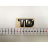 Emblemat logo tył klapy Opel Corsa B Vectra A "TD" OE 90444439