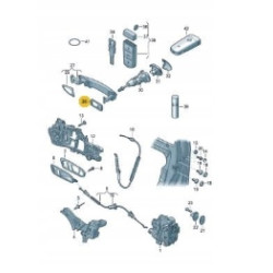 Uszczelka podkładka klamki drzwi PRAWA VW Passat B6 B7 CC 3C0839210B