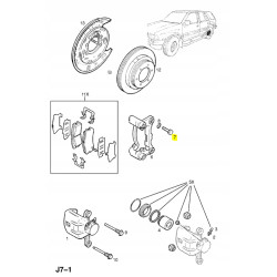 Śruba, układ hamulcowy Opel Frontera B OE 543116 91149616