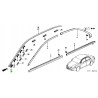 CLIP E, R. SZYBA PRZEDNIA HONDA ACCORD OE 73157-SEA-003