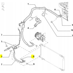 Uszczelka Przewodów Klimatyzacji Fiat Scudo/Ulysse/Phedra SK Z 9645950980