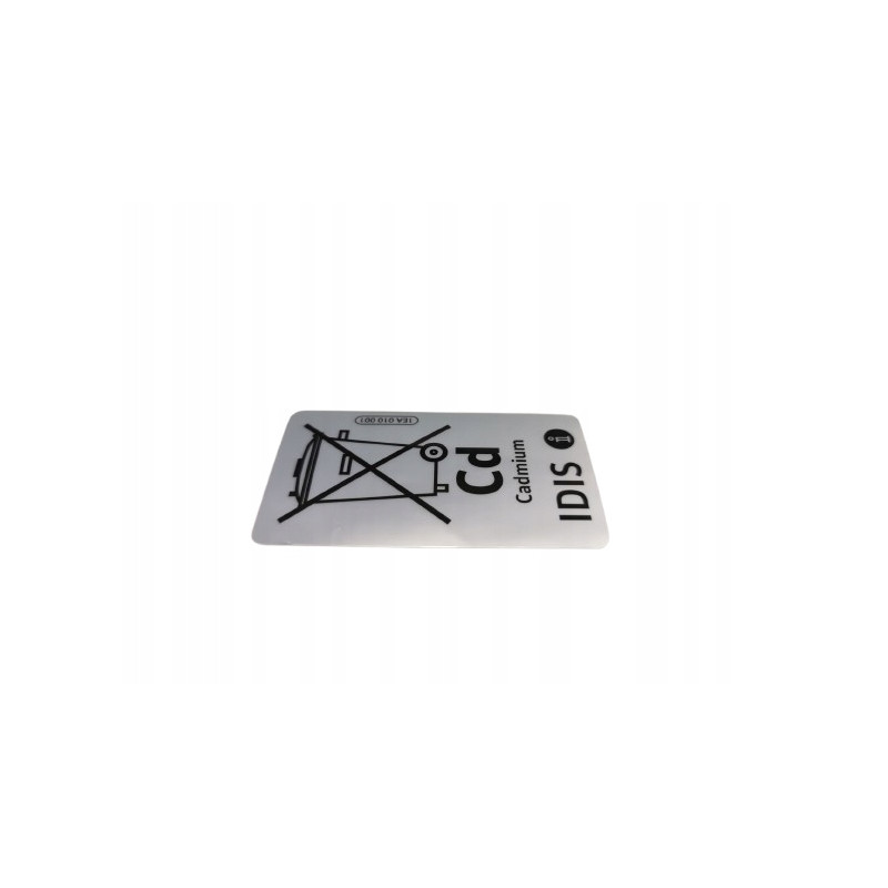 NAKLEJKA INFORMACYJNA CD CADMIUM IDIS VW OE ASO 1EA010001