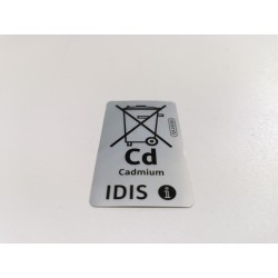 NAKLEJKA INFORMACYJNA CD CADMIUM IDIS VW OE ASO 1EA010001