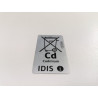 NAKLEJKA INFORMACYJNA CD CADMIUM IDIS VW OE ASO 1EA010001