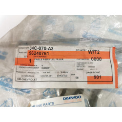 CIĘGNO POKRYWY WLEWU PALIWA DAEWOO NUBIRA OE 96240761