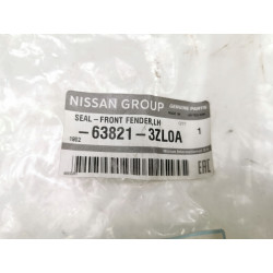 USZCZELKA-BŁOTNIK PRZEDNI, LEWY NISSAN PULSAR OE 63821-3ZL0A