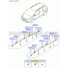 CLIP - LISTWA DACHOWA HYUNDAI I30 OE 87216 A6500