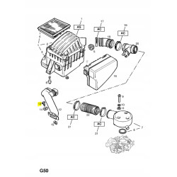 Śruba, złącze do panelu przedniego OPEL CORSA-B TIGRA-A OE 834784 90469832