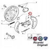 Zaślepka osłony tylnego hamulca ALFA ROMEO 145 146 OE 52023686