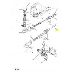 Pręt, pchacz siłownik sprzęgła Opel Frontera A OE 679902 97040380