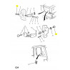 Nakrętka tylnej szyby Opel Vauxhall FRONTERA-A OE 146826 90047124