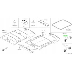 ZESTAW UCHWYTU WSPOMAGAJĄCEGO Nissan Qashqai 73940-JD000