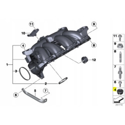 Gumowa tuleja kolektora dolotowego BMW F20 F21 OE 11617593928