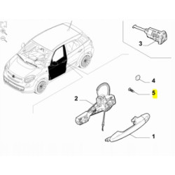 WKRĘT MONTAŻOWY FIAT 500L LANCIA YPSILON OE 15538701