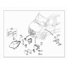 Zestaw naprawczy lewego reflektora przód Mercedes Benz 900/906 A0008200659