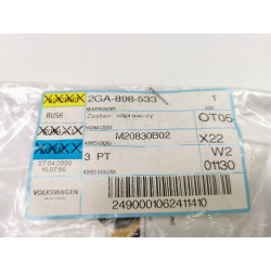 ZESTAW NAPRAWCZY MONTAŻOWY MOCOWANIA SPOJLERA VOLKSWAGEN T-ROC OE 2GA898533