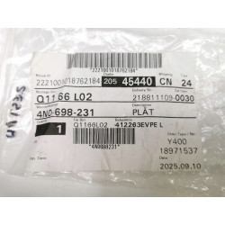 ZESTAW MONTAŻOWY BLASZKI KLOCKI HAMULCOWE VW TOUAREG III AUDI A6 4N0698231
