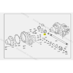 SPRZĘGŁO BLOKADY POPRZECZNEGO MECHANIZMU RÓŻNICOWEGO MERCEDES A3463530039
