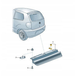 ŻARÓWKA STOPU VW Fox Polo Transporter W23W N90051002