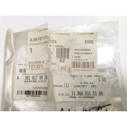 Blaszka Tablica rejestracyjna nadwozia MERCEDES-BENZ OE A3818170026