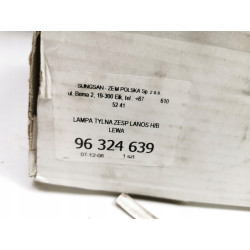 LANOS LAMPA TYŁ ZEWNĘTRZNA LEWA HTB SUNGSAN 96324639
