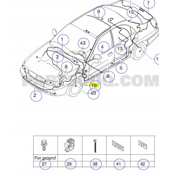 WIĄZKA ABS DAEWOO FSO CHEVROLET LANOS 96256882