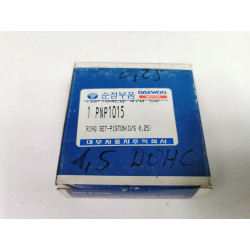 Pierścienie tłokowe Daewoo 1.5 SOHC/DOHC 0,25 PNP1015 ORYGINAŁ