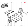 Sprężyna siedziska Renault 4 5 6 12 OE 0855753400 855753400