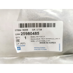 RAMKA ZAŚLEPKA HALOGENU LEWA OPEL MOKKA X 25980485