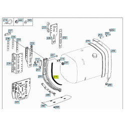 LISTWA USZCZELKA ZBIORNIKA PALIWA MERCEDES-BENZ 964.314 OE A9604756020