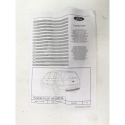 Listwa spojlera zderzaka - FORD FUSION PLUS 08/2006- 6N1J17F760CA 1543722