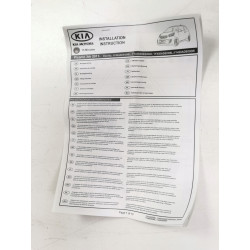 Zestaw naklejek na lusterka KIA PICANTO 3dr2011- 1Y430ADE00SL 1Y430 ADE00SL