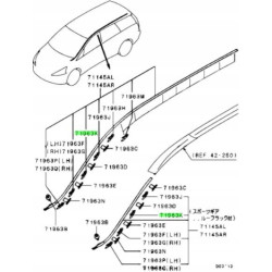 KLIPS, LISTWA OCIEKOWA MITSUBISHI GRANDIS OE MN145446
