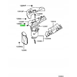 Podkładka nakrętki kolektora wydechowego MitsubishiEVO 1-9 Eclipse MD041192