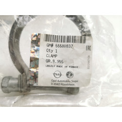 Obejma rury wydechowej Opel Astra J 55580837