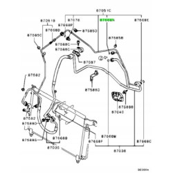 O-RING, RUROCIĄG KLIMATYZACJI MITSUBISHI L200 OUTLANDER OE MR513495