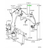 O-RING, RUROCIĄG KLIMATYZACJI MITSUBISHI L200 OUTLANDER OE MR513495