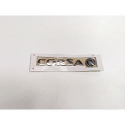 OPEL CORSA F EMBLEMAT NAPIS CORSA NA TYLNĄ KLAPE 9834375680