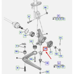 TOYOTA PROACE MPY Osłona sworznia kulowego SU001-A6524