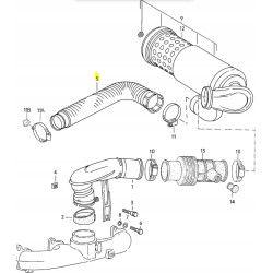 Przewodnik powietrzny 1975-1983 Volkswagen LT, LT 4x4 OE 281129659A