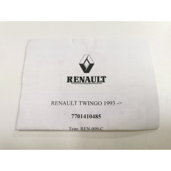 WIĄZKA HAKA RENAULT TWINGO OE 7701410485
