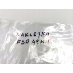 NAKLEJKA FSO 49MM